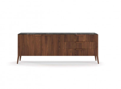 Großes Holz Sideboard Moderne Esszimmermöbel Echtholz Schubladen Neu